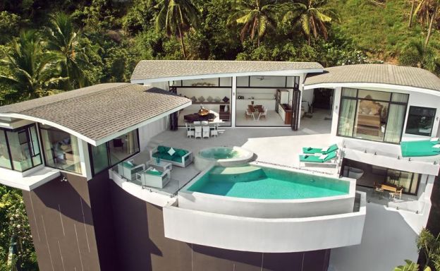 Unique Infinity Pool Luxury Villa on Chaweng Noi Peak