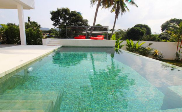 Modern Minimal 3 Bedroom Pool Villa in Plai Laem