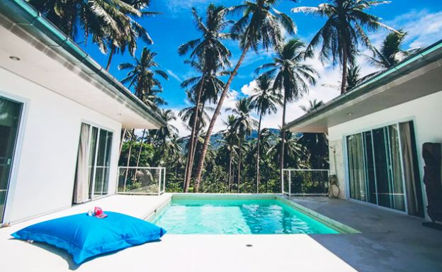 Tropical 3 Bedroom Pool Villa in Peaceful Lamai