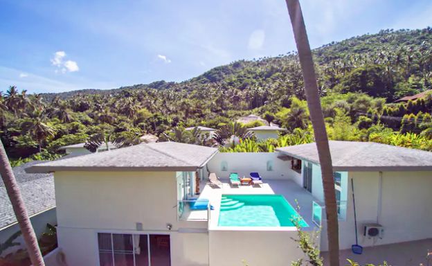 Tropical 3 Bedroom Pool Villa in Peaceful Lamai