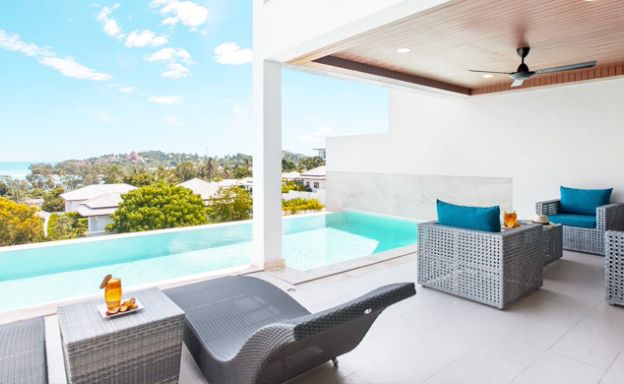 Modern Sea View Villas Close to Choeng Mon Beach