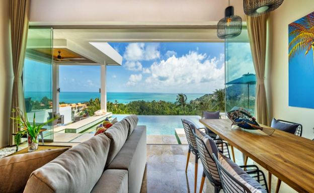 Ultra Modern 5 Bedroom Sea View Villa in Chaweng Noi