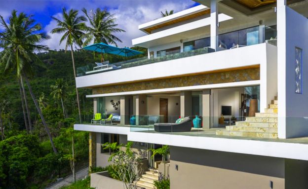 Ultra Modern 5 Bedroom Sea View Villa in Chaweng Noi