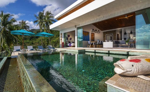 Ultra Modern 5 Bedroom Sea View Villa in Chaweng Noi