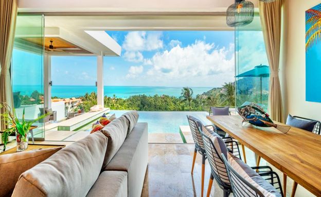 Ultra Modern 5 Bedroom Sea View Villa in Chaweng Noi