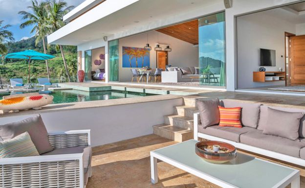 Ultra Modern 5 Bedroom Sea View Villa in Chaweng Noi