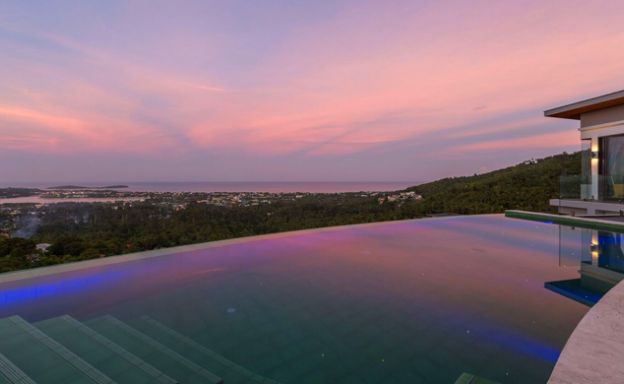 Luxury 3 Bedroom Sea View Pool Villa in Chaweng Hills