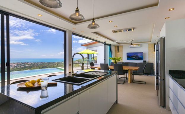 Luxury 3 Bedroom Sea View Pool Villa in Chaweng Hills