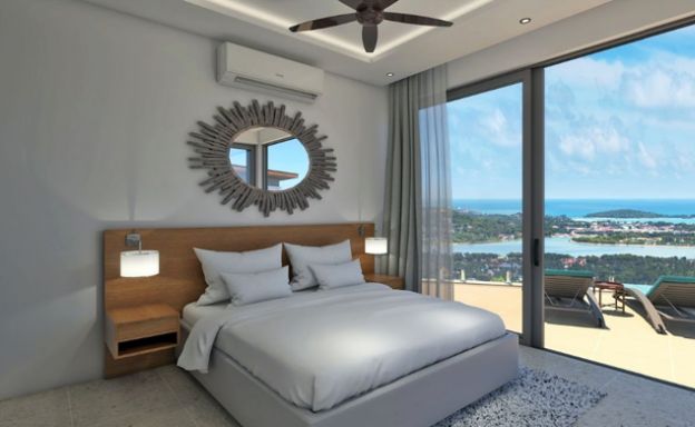 Luxury 3 Bedroom Sea View Pool Villa in Chaweng Hills