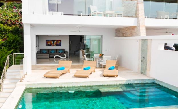 New Luxury Sea View Duplex Villa for Sale in Plai Laem