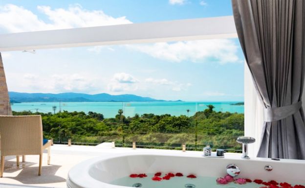 New Luxury Sea View Duplex Villa for Sale in Plai Laem