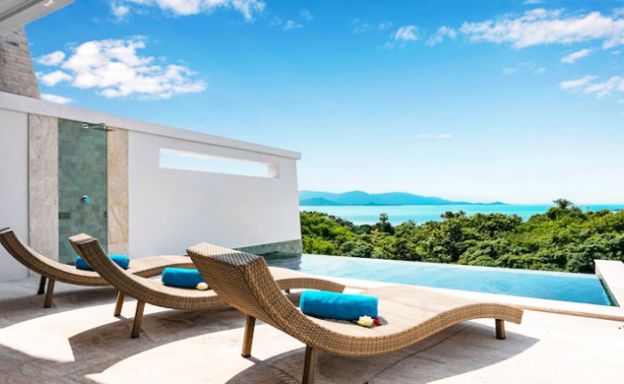 New Luxury Sea View Duplex Villa for Sale in Plai Laem