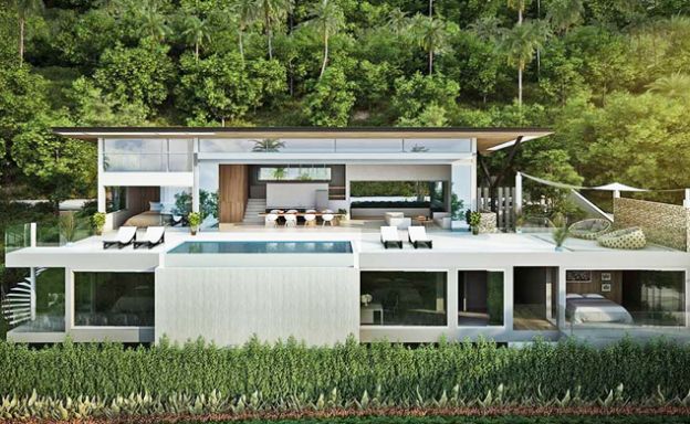 Epic 5 Bed Sea view Luxury Villa on Chaweng Noi Bay