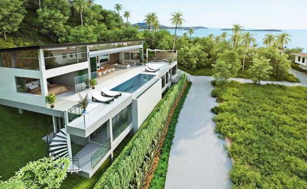 Epic 5 Bed Sea view Luxury Villa on Chaweng Noi Bay