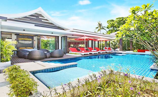 Luxury 5 Bed Beachfront Villa for Sale in Hua Thanon