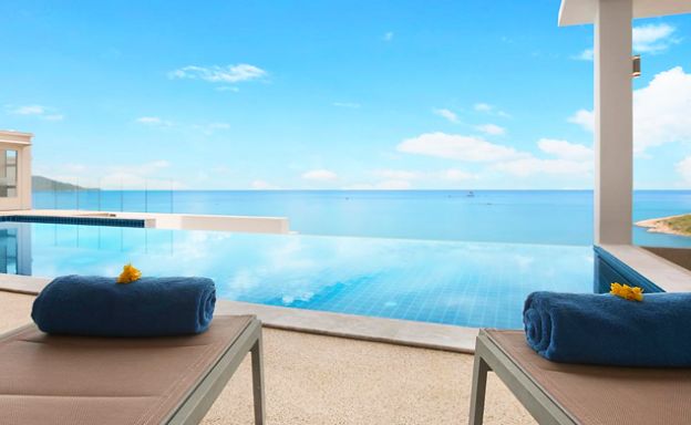 5 Bedroom Luxury Beach View Pool Villa in Plai Laem