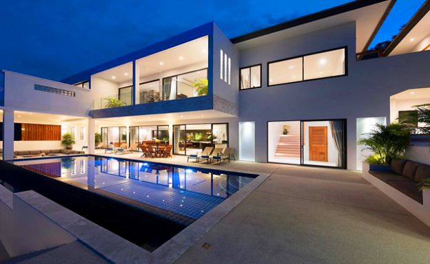5 Bedroom Luxury Beach View Pool Villa in Plai Laem