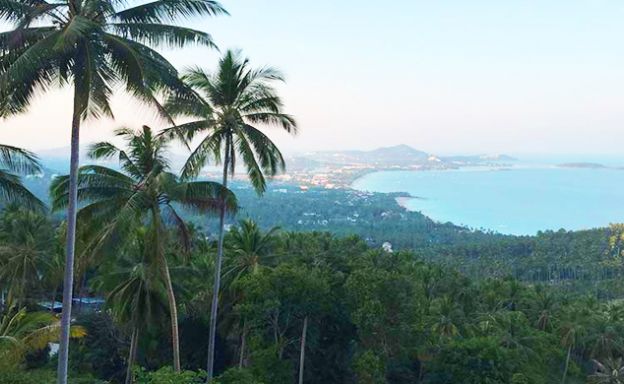 Panoramic Sea View Land in Chaweng Noi
