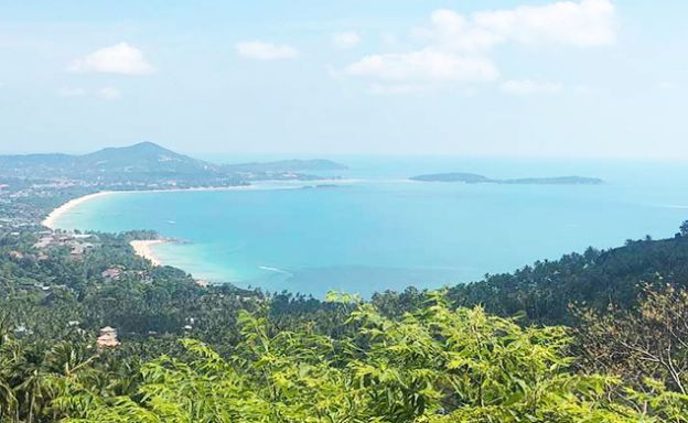 Panoramic Sea View Land in Chaweng Noi