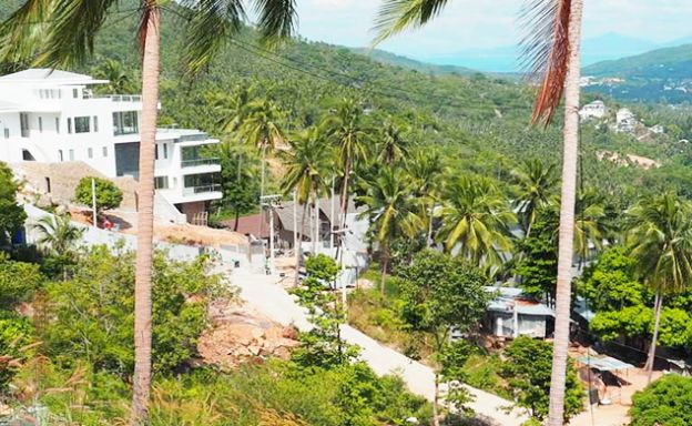 Panoramic Sea View Land in Chaweng Noi